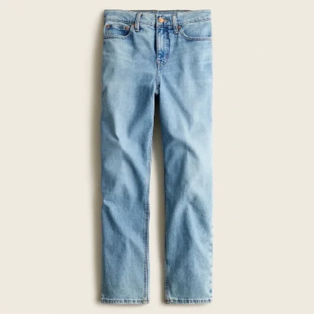 J.Crew - High Rise Straight Leg Jeans BA656 | Size 26 | Blue Scuttle Light Wash